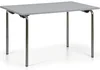 Skládací konferenční a servírovací stůl 120x80 cm šedý