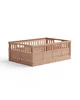 Skládací maxi přepravka Made Crate – blush
