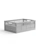 Skládací maxi přepravka Made Crate – Misty Grey