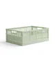 Skládací přepravka Maxi Made Crate – jarně zelená