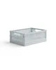 Skládací přepravka midi Made Crate – ice cube blue