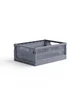 Skládací přepravka midi Made Crate – modrošedá