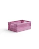 Skládací přepravka mini Made Crate - soft fuchsie