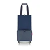 Skládací taška na kolečka Foldabletrolley Reisenthel Herringbone tmavě modrá