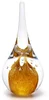 Skleněné těžítko Zlatý topaz 15 cm
