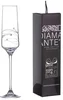 Sklenice na sekt Diamante JFY Spiral 190 ml