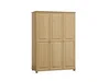Skříň 3D BHAGIRA 2, borovice masiv, šířka 120 cm