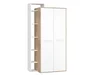 Skříň Dorinda 2D levá dub sonoma/bílá