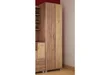 Skříň NALISE, 60×190×38 cm, lamino 16 mm, craft tobacco / craft zlatý