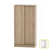 Skříň PULAU dvoudvéřová, dub sonoma