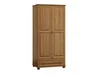 Skříň šatní 2D BHAGIRA 80 cm – borovice, moření dub