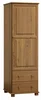 Skříň šatní BHAGIRA 4, masiv borovice, moření dub