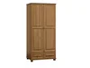 Skříň šatní BHAGIRA 5 2D, šířka 80 cm, borovice, dub