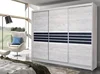 Skříň SHOKIN 250 s posuvnými dveřmi – dub craft a grafit