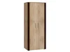 Skříň WUBIN dub sonoma tmavá – 80 x 205 x 56 cm, 5 let záruka
