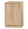 Spodní skříňka 60 cm s pracovní deskou, dub sonoma