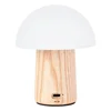 Stmívatelná stolní lampa Alice s skleněným stínidlem
