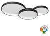 Stmívatelné LED stropní svítidlo COMBI 72W černé
