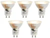 Stmívatelné LED žárovky GU10 5ks 3W 180lm 2000-2700K