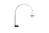 Stojací kovová lampa Vardia II stříbrná