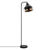 Stojací lampa Jerfin 1xE27 30 × 120 cm – černá/měděná