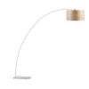 Stojací lampa Juhe Ash s dřevěným stínidlem