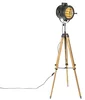 Stojací lampa Radient s dřevěným stativem