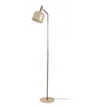 Stojací lampa s kovovým stínidlem 164 cm