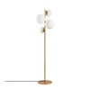 Stojací lampa TELLON 4×E14, 33×162 cm, zlatá