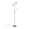 Stojací LED lampa Willis - Trio, stříbrná, 180 cm