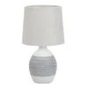 Stolní lampa Ambon s textilním stínidlem