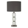 Stolní lampa Bright šedá Mauro Ferretti