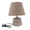 Stolní lampa s textilním stínidlem 33 cm