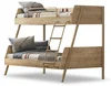Studentská patrová postel Mocha 90x200-120x200 cm