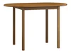Stůl DASHEN 4 – oválný 150×80 cm, masivní borovice, moření dub
