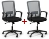 Stylová kancelářská židle BASE - Speciální nabídka 1+1 zdarma, šedá barva