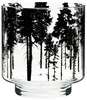 Stylová skleněná lucerna/váza s lesním motivem 'Forest'