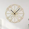 Stylové nástěnné hodiny KONSTRUKT v dekorech javoru - Rozměr 35x35 cm