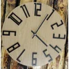 Stylové Vintage Dřevěné Nástěnné Hodiny s Kreativním Designem