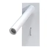 SULION Clara – Bílé nástěnné LED svítidlo, výška 16,5 cm