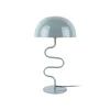 Světle modrá stolní lampa Twist