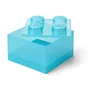 Světle modrý dětský úložný box na LEGO® a drobnosti