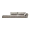 Světle šedá rohová lenoška Vanda Mazzini Sofas