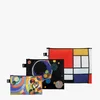Taštičky na zip LOQI 3 kusy Mondrian, Kandinsky, Delaunay