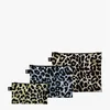 Taštičky na zip LOQI Leopard – sada 3 kusů (Dusk, Twilight, Sunrise)