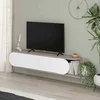 Televizní stolek BOGGART moka/bílý