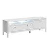 Televizní stolek GLOMERATA - bílá