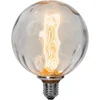 Teplá LED dekorativní žárovka E27 1W