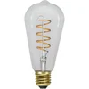 Teplá LED filamentová žárovka E27 4W