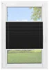 Termoizolační plisovaná roleta Black Silver 129 cm